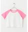 ラグランスリーブバイカラーミニTシャツ