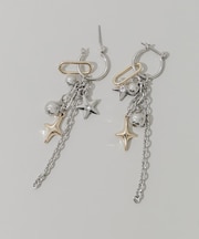 スパークルマルチWAYフープピアス