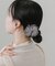 パイピングシフォンフラワーヘアピン