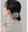 パイピングシフォンフラワーヘアピン