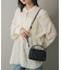 『防汚』2WAYセンターシームプチショルダーバッグ