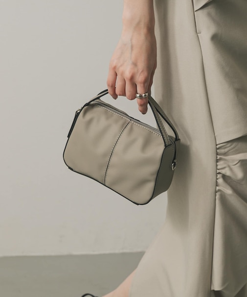『防汚』2WAYセンターシームプチショルダーバッグ