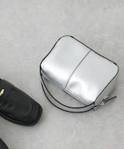『防汚』2WAYセンターシームプチショルダーバッグ