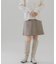 メルトン風台形ミニスカート