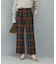 ツイードストレートパンツ