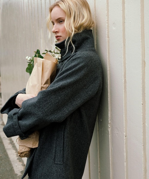 メルトンジャージースタンドカラーコート｜アーバンリサーチの通販