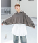 ハーフZIPリメイクスウェット