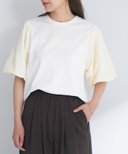 『WEB／一部店舗限定』異素材バルーンスリーブプルオーバー