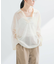ラミー混スキッパーシアーニット