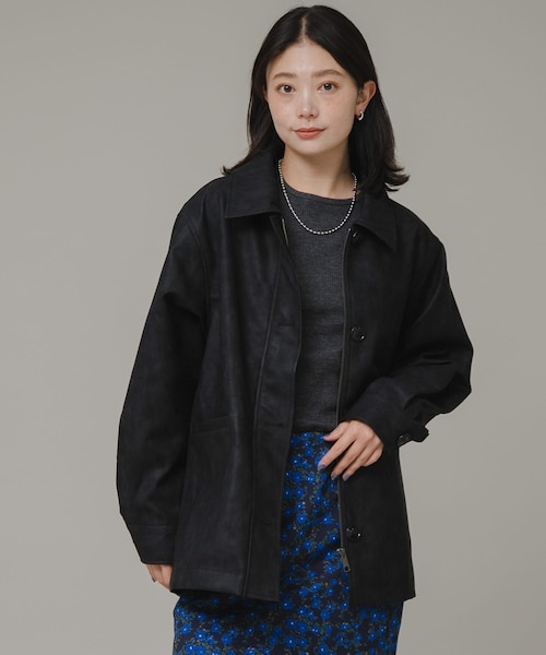 マットレザージャケットブルゾン｜アーバンリサーチの通販｜&mall