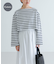 『別注』Le minor×UR　Border cropped T-shirts