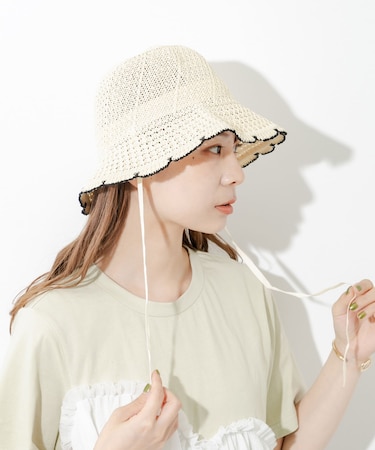 スカラップチューリップハット