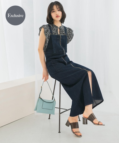 『別注』Lee×ROSSO ILINE SALOPETTE SKIRT