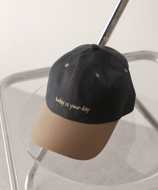 バイカラーコットンキャップ