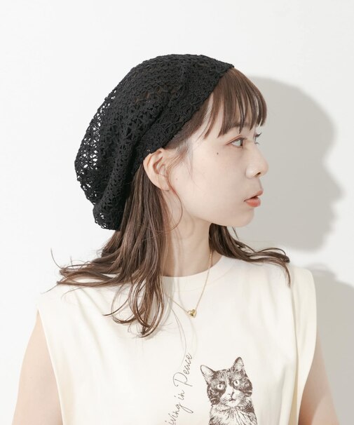 クロシェレースビーニー