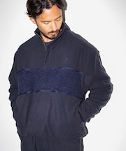 OOPS マイクロフリースハーフジップ