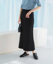 ジャガードイージーストレートスカート