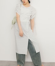 ランダムシャーリングチェックワンピース