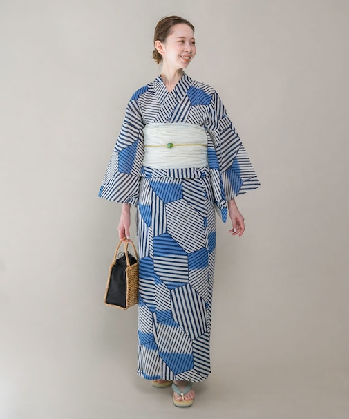 浴衣 幾何学