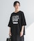 ロゴプリントルーズTシャツ