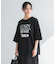 ロゴプリントルーズTシャツ