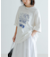 ロゴプリントルーズTシャツ