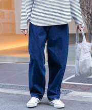 FORK&SPOON　JFデニムルーズテーパードパンツ