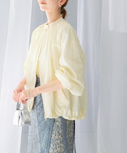 ギャザーボリュームブルゾン