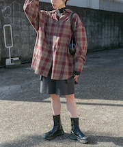 BIGチェックシャツ