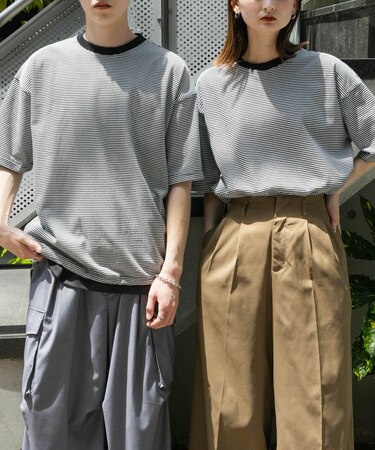 『ユニセックス』アソートドローコードショートスリーブTシャツ