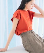 タックスリーブクールタッチカットソー
