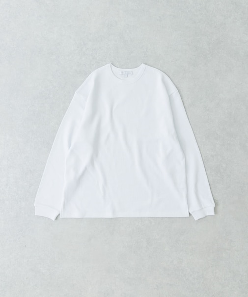 度詰めワッフルロングスリーブ