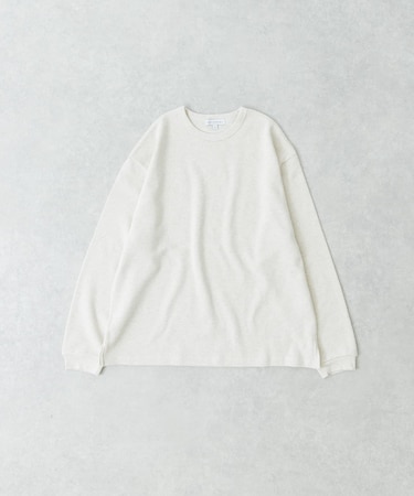 度詰めワッフルロングスリーブ
