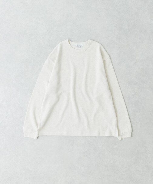 度詰めワッフルロングスリーブ