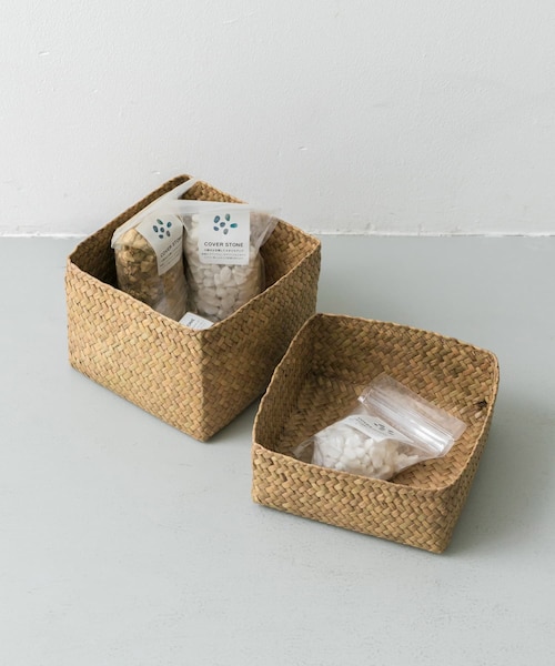 WEB限定』サイアム カチュー水草ふた付き四角BOX M｜アーバン