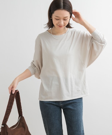 ドルマンルーズロングTシャツ