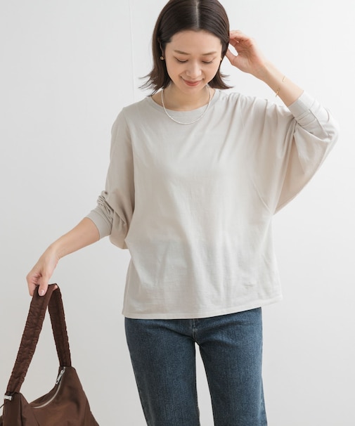 ドルマンルーズロングTシャツ