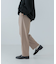 ウォッシャブルウールテーパードパンツ