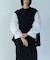CHIGNON　シャーリングデザインブラウス