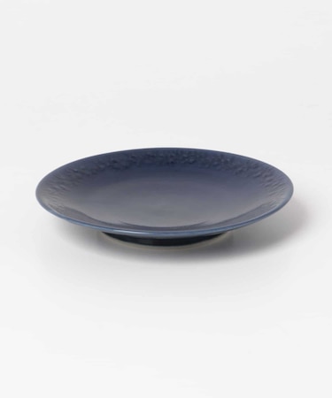 花と風×URBAN RESEARCH　いっちん瑠璃釉長崎猫ソーサー