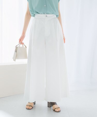 コットンワイドパンツ