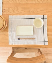 DOORS LIVING PRODUCTS コットンリネンランチマット ライン
