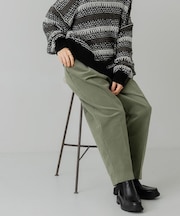 ワンタックコーデュロイパンツ
