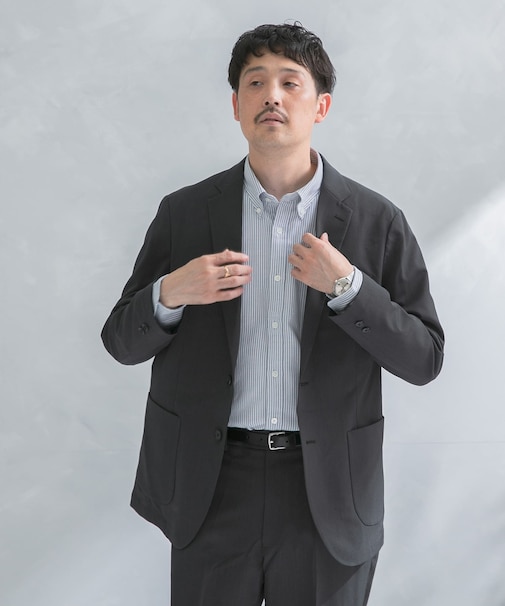 『イージーケア』LIFE STYLE TAILOR カルゼストレッチコンフォータブルジャケット
