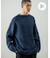 new basic DENIM LIKE ROLL NECK KNIT