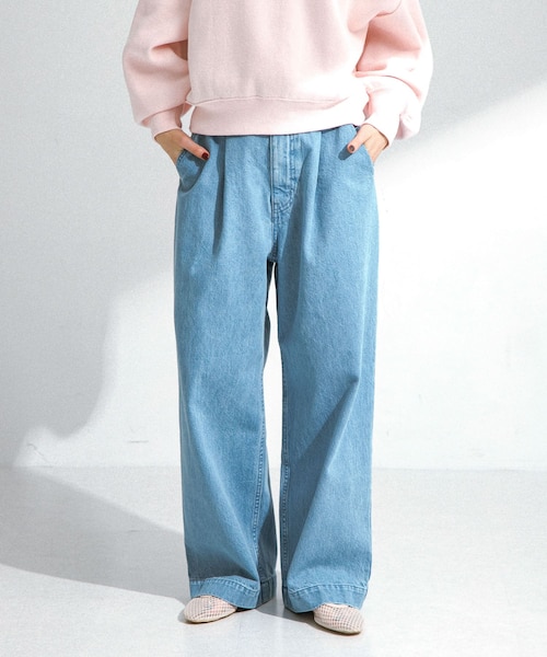 フェードデニムイージーパンツ｜アーバンリサーチの通販｜&mall