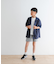 『WEB／一部店舗限定サイズ』ボーダーワッフルショーツ(KIDS)