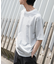 FORK&SPOON　ボーダープレーティングショートスリーブTシャツ