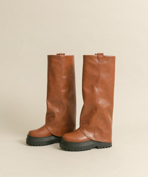 カバーデザインロングブーツ｜アーバンリサーチの通販｜&mall（アンド