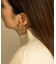 SMELLY so’　double circle earcuff gld